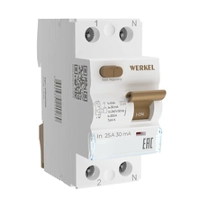 Изображение W812P256 / Устройство защитного отключения 1P+N 25A 30 mA type А 6 кА W812P256